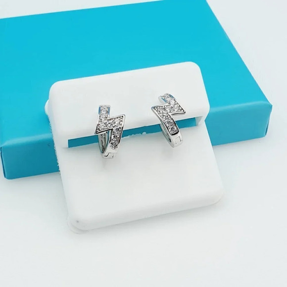 "925 Sterling Silver CZ Beautiful Earrings for Women, 1USPAR4273 - Picture 7 of 11